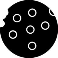Cookie Glyph Icon vector