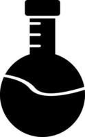 Flask Glyph Icon vector