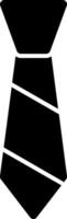 Tie Glyph Icon vector