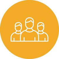 Team Colorful Icon vector