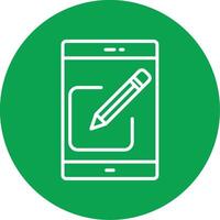 Editing Colorful Icon vector