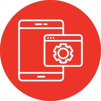 Web Optimization Colorful Icon vector