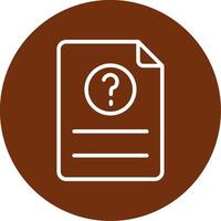 Ask Colorful Icon vector