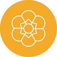 Freesia Colorful Icon vector