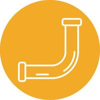 Pipe Colorful Icon vector
