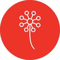 Dandelion Colorful Icon vector