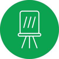 Easel Colorful Icon vector