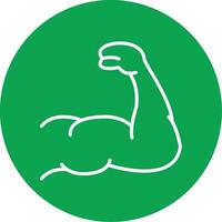 Strong Colorful Icon vector