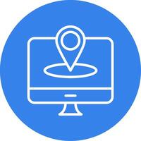 Location Colorful Icon vector