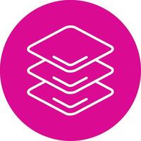 Layers Colorful Icon vector