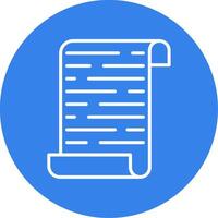 Script Colorful Icon vector