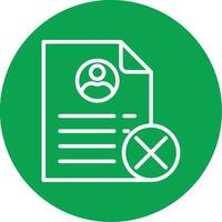 Denied Colorful Icon vector