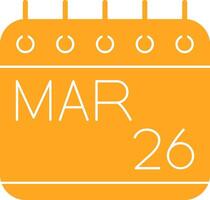 March Colorful Icon vector