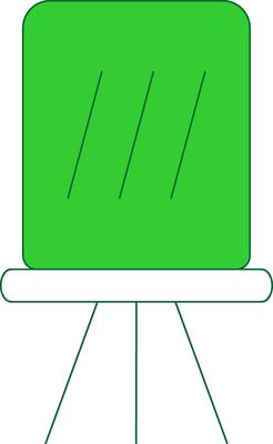 Easel Colorful Icon