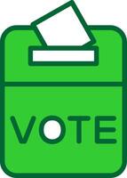 Voting Colorful Icon vector