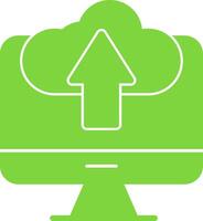 Cloud Computing Colorful Icon vector