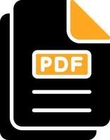 PDF Colorful Icon vector
