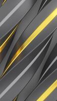 Animation of metal and gold lines. Animation. Beautiful background of pattern of woven metal lines moving diagonally. Metal woven lines move diagonally video
