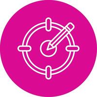 Target Audience Colorful Icon vector