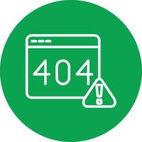 Error404 Colorful Icon vector