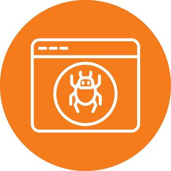 Bug Colorful Icon vector