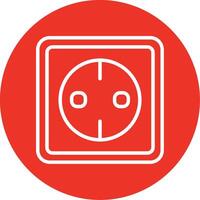 socket Colorful Icon vector