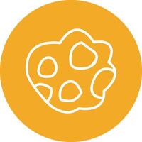 Asteroid Colorful Icon vector