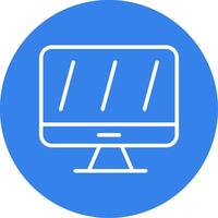 Monitor Colorful Icon vector