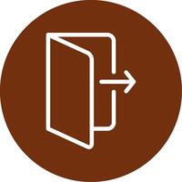 Logout Colorful Icon vector