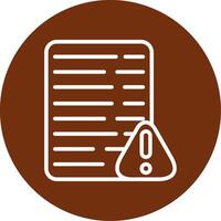 Error Colorful Icon vector