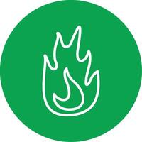 Fire Colorful Icon vector