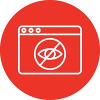 Eye Colorful Icon vector