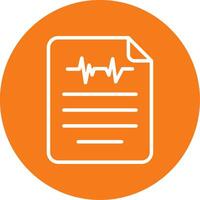 Medical Report Colorful Icon vector