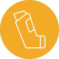 asthma Colorful Icon vector