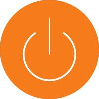 Turn On Colorful Icon vector