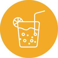 Orange Juice Colorful Icon vector