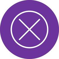 Cancel Colorful Icon vector