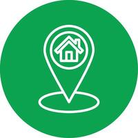 Location Pin Colorful Icon vector