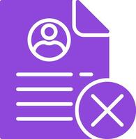 Denied Colorful Icon vector