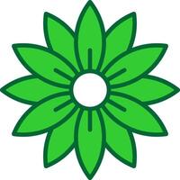 Aster Colorful Icon vector