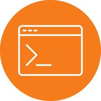 Terminal Colorful Icon vector