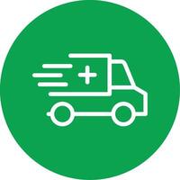 Medicine Delivery Colorful Icon vector
