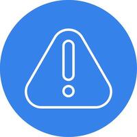 Caution Colorful Icon vector