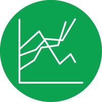 Plot Colorful Icon vector