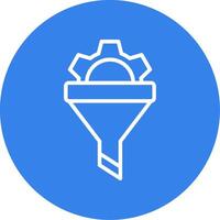 Filtering Colorful Icon vector