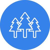 Forest Colorful Icon vector