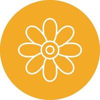 Chamomile Colorful Icon vector