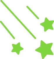 Shooting Stars Colorful Icon vector