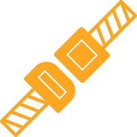 Seat Belt Colorful Icon vector