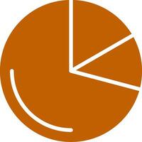 pie chart Colorful Icon vector